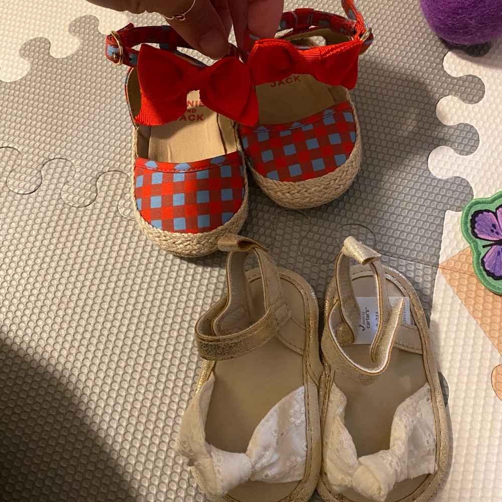 Janie and Jack & Carters Baby Sandals
